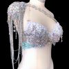 SambaCouture WBFF Competition Luxury rhinestone theme wear shoulder accessory