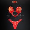 Red WBFF bikini by sambacouture
